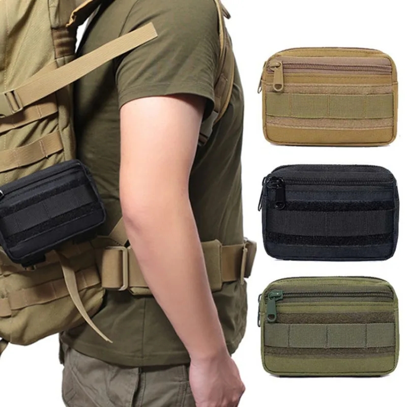 Edc Concealed Carry Belt - EDC Molle เอวกระเป๋ากระเป๋ายุทธวิธีทางการแพทย์กลางแจ้ง First Aid Bag