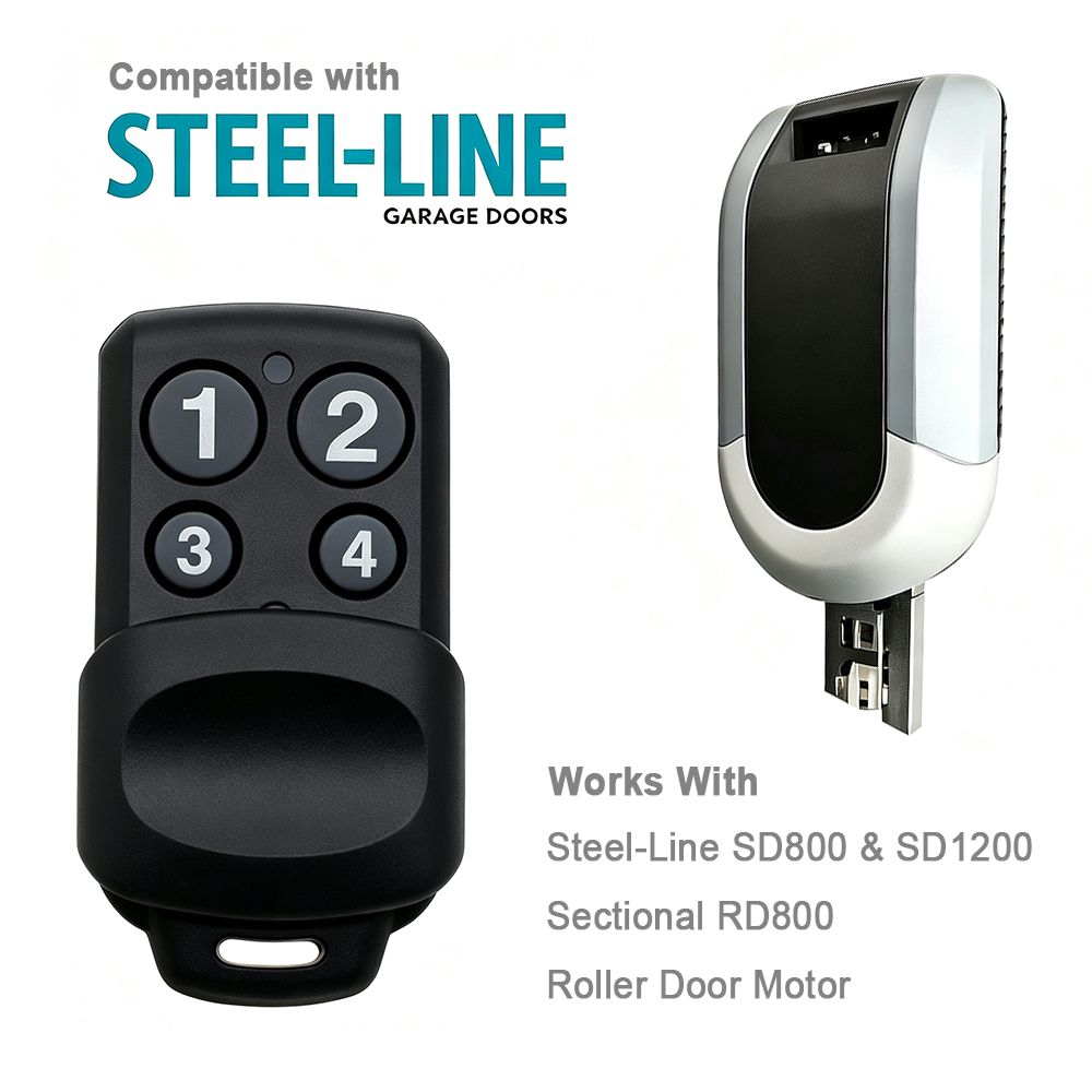 Bottle Opener Keyring - Steel-Line ZT-07 รีโมทสำหรับเปลี่ยนเครื่องเปิดประตูโรงรถและประตูรั้ว สำหรับมอเตอร์ประตูม้วนแบบแบ่งส่วน SD800 &