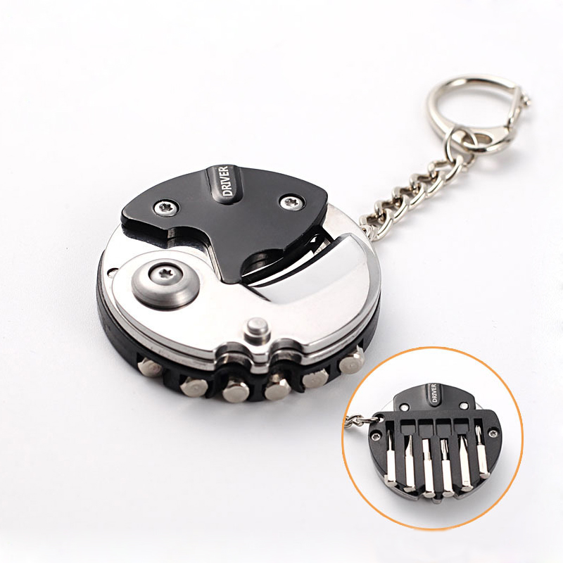 Edc Carry Gun - มัลติฟังก์ชั่นเหรียญมีดพวงกุญแจพกพากลางแจ้ง EDC Gadgets MINI Pocket ไขควง