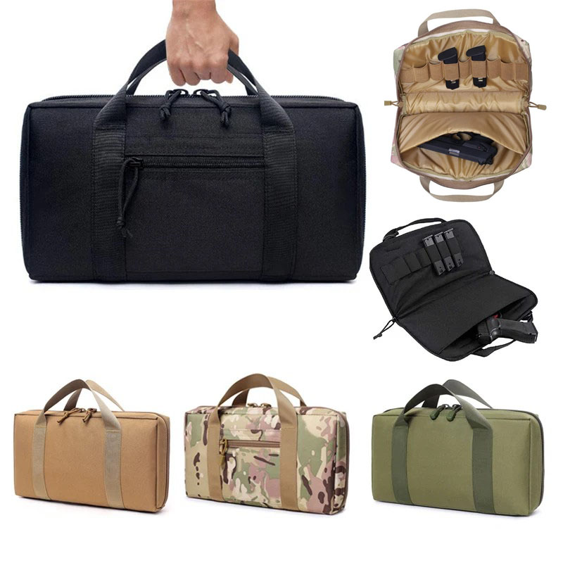 Edc Pistol Carry Bag - กระเป๋าใส่ปืนพกพาสำหรับกิจกรรมกลางแจ้ง กระเป๋าใส่อุปกรณ์ EDC อุปกรณ์เสริมสำหรับการล่าสัตว์ กระเป๋าใส่แม็กกาซีน ซองปืนพก
