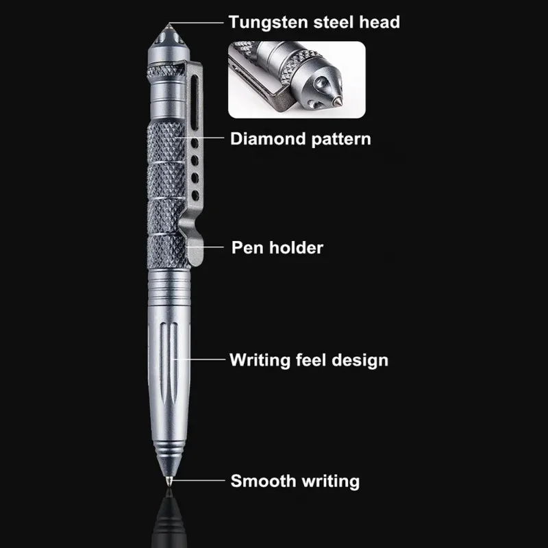 ปากกาแทคติคอลทางทหาร อะลูมิเนี - Pen Tactical Glass บทวิจารณ์และราคา