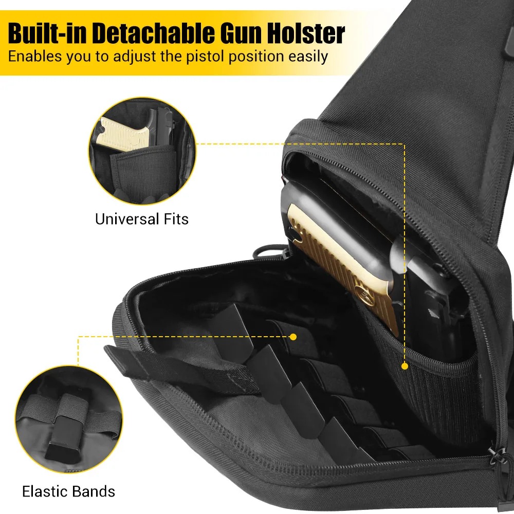 กระเป๋าเก็บปืนแบบซ่อนสำหรับพกพ - Edc Pistol Carry Bag บทวิจารณ์และราคา