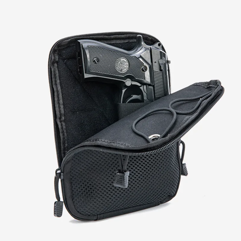 Molle ยุทธวิธีปกปิดปืนกระเป๋า  - Edc Concealed Carry บทวิจารณ์และราคา