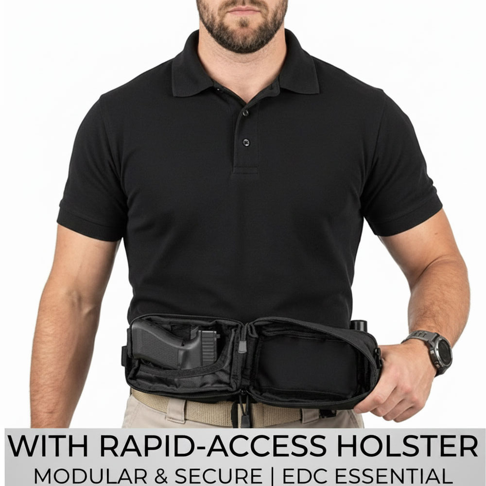 กระเป๋าปืนพกยุทธวิธี กระเป๋าใส - Edc Pistol Carry Bag บทวิจารณ์และราคา
