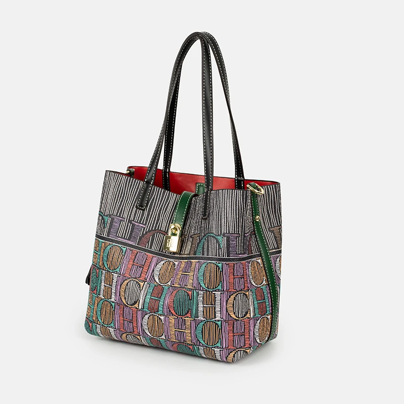 กระเป๋าถือพิมพ์ลาย CH Art สีพื - Edc Carry Bag บทวิจารณ์และราคา