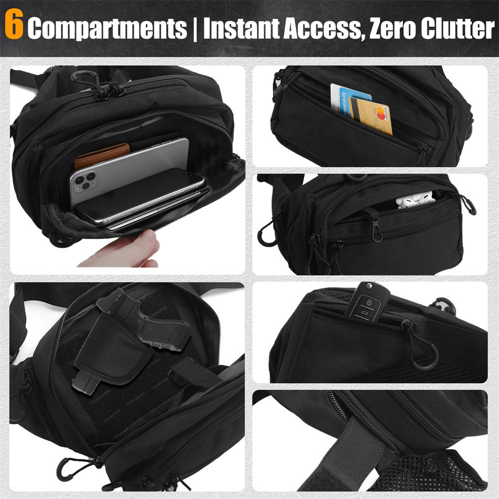 กระเป๋าปืนพกยุทธวิธี กระเป๋าเก - Edc Pistol Carry Bag บทวิจารณ์และราคา