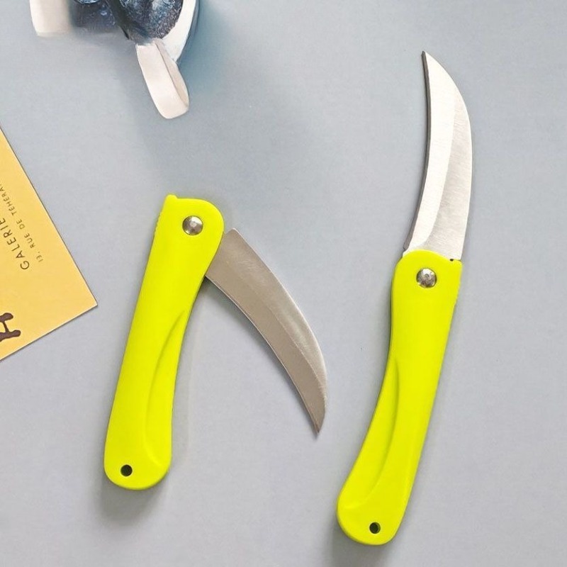 1 ชิ้นมีดผลไม้โค้งแบบพับได้แบบ - Pocket Knife Ceramic บทวิจารณ์และราคา