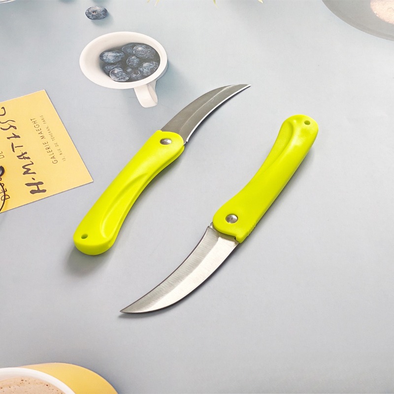 1 ชิ้นมีดผลไม้โค้งแบบพับได้แบบ - Pocket Knife Ceramic บทวิจารณ์และราคา