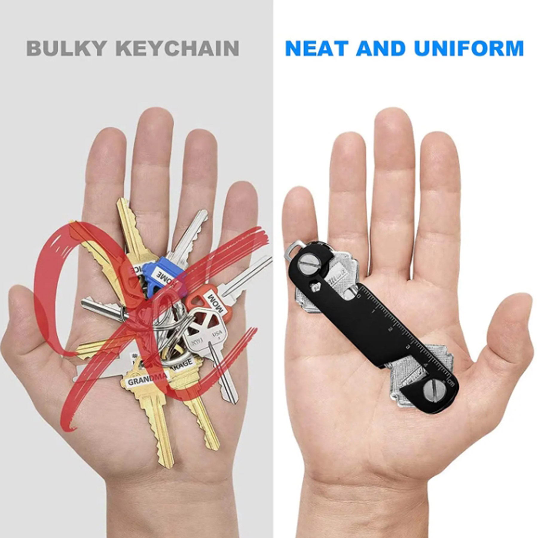 ที่ใส่กุญแจแบบพกพา - ที่จัดระเ - Edc Concealed Carry บทวิจารณ์และราคา